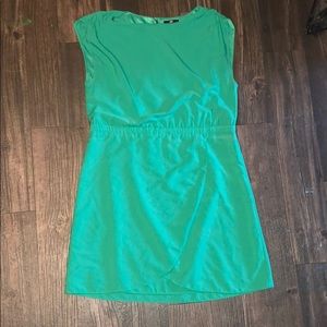 Green Petal Front Dress